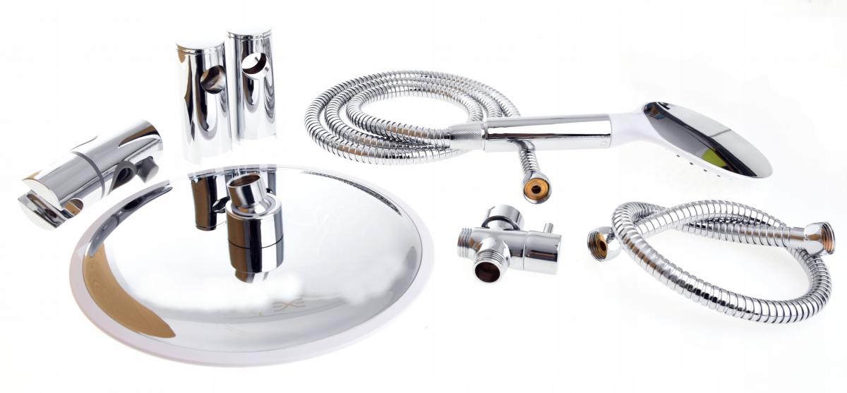 INVENA DESZCZOWNIA ROTONDA BIAŁA, KWADRATOWA