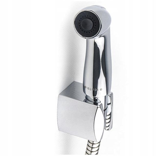 Zestaw prysznicowy higieniczny KLUDI BOZZ chrom + wąż natryskowy i uchwyt