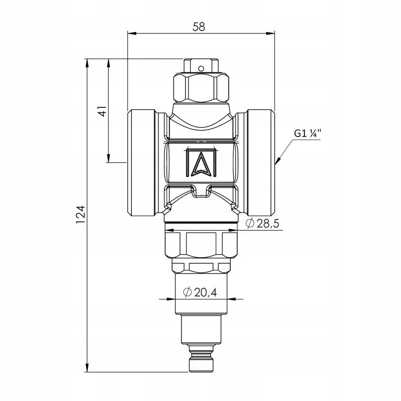 Zawór antyzamrożeniowy AFRISO AAV 300 Gz1 1/4 1730000 48h
