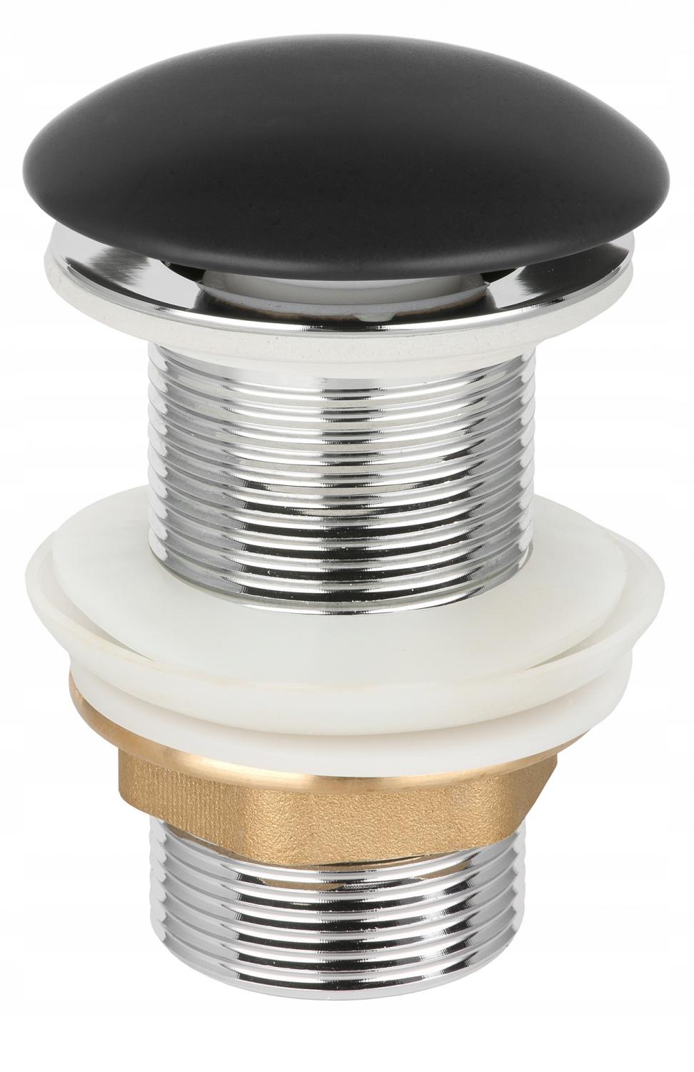 INVENA KOREK CLICK-CLACK, BEZ PRZELEWU, DUŻY GRZYBEK CZARNY PÓŁMAT