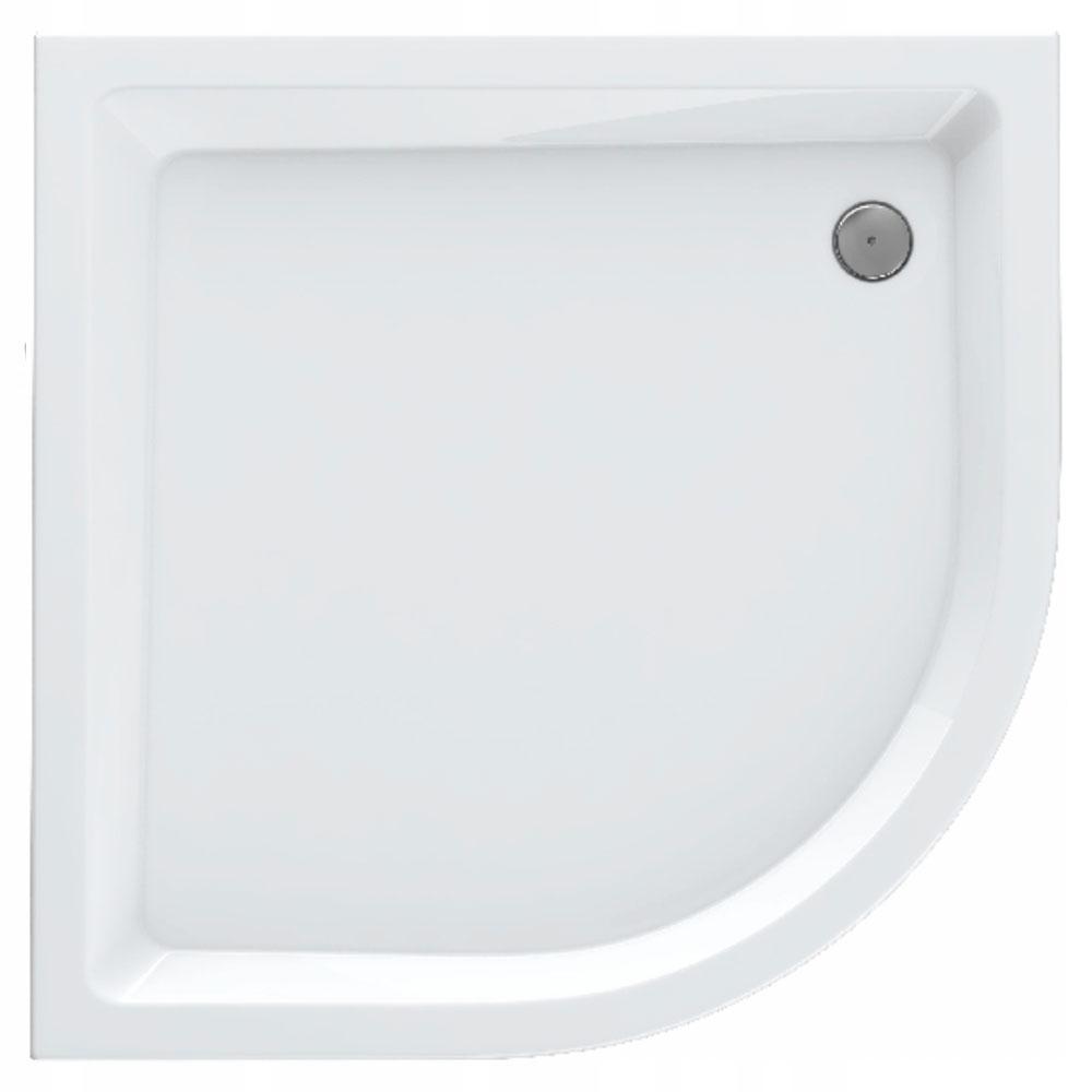 Brodzik akrylowy Stabilsound 80x80x17 / 7 cm półokrągły r55 Grando Plus