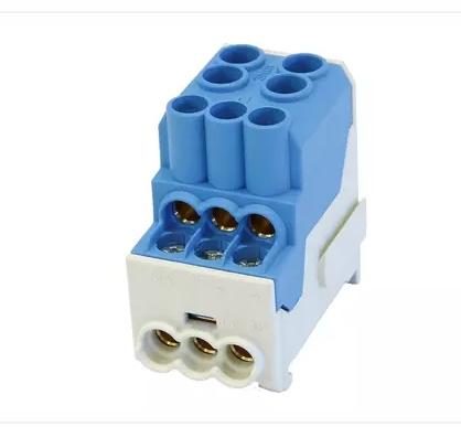 SDB 100 Blok rozdzielczy - dystrybucyjny Al/Cu 80010 SIMBLOCK niebieski
