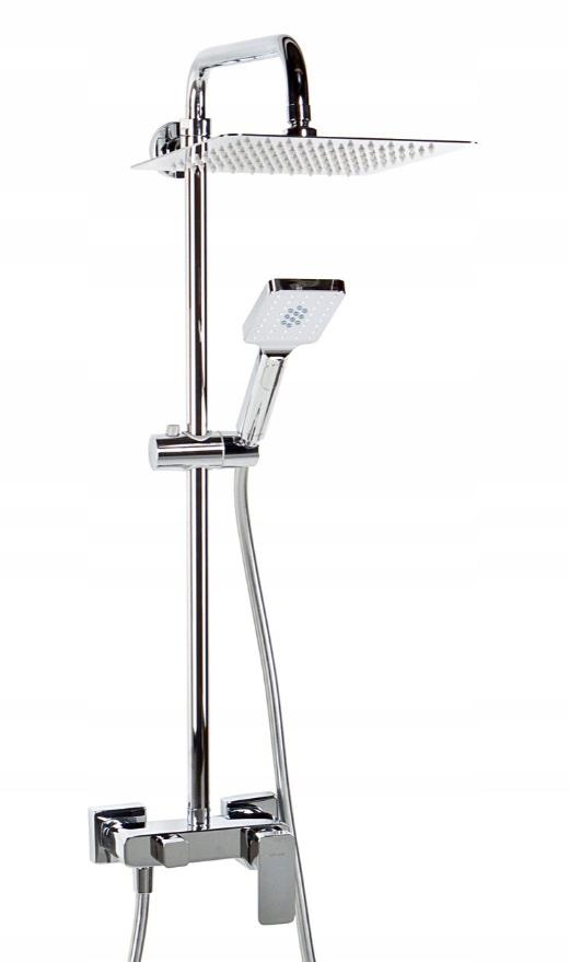 Zestaw prysznicowy Loft z baterią prysznicową chrom