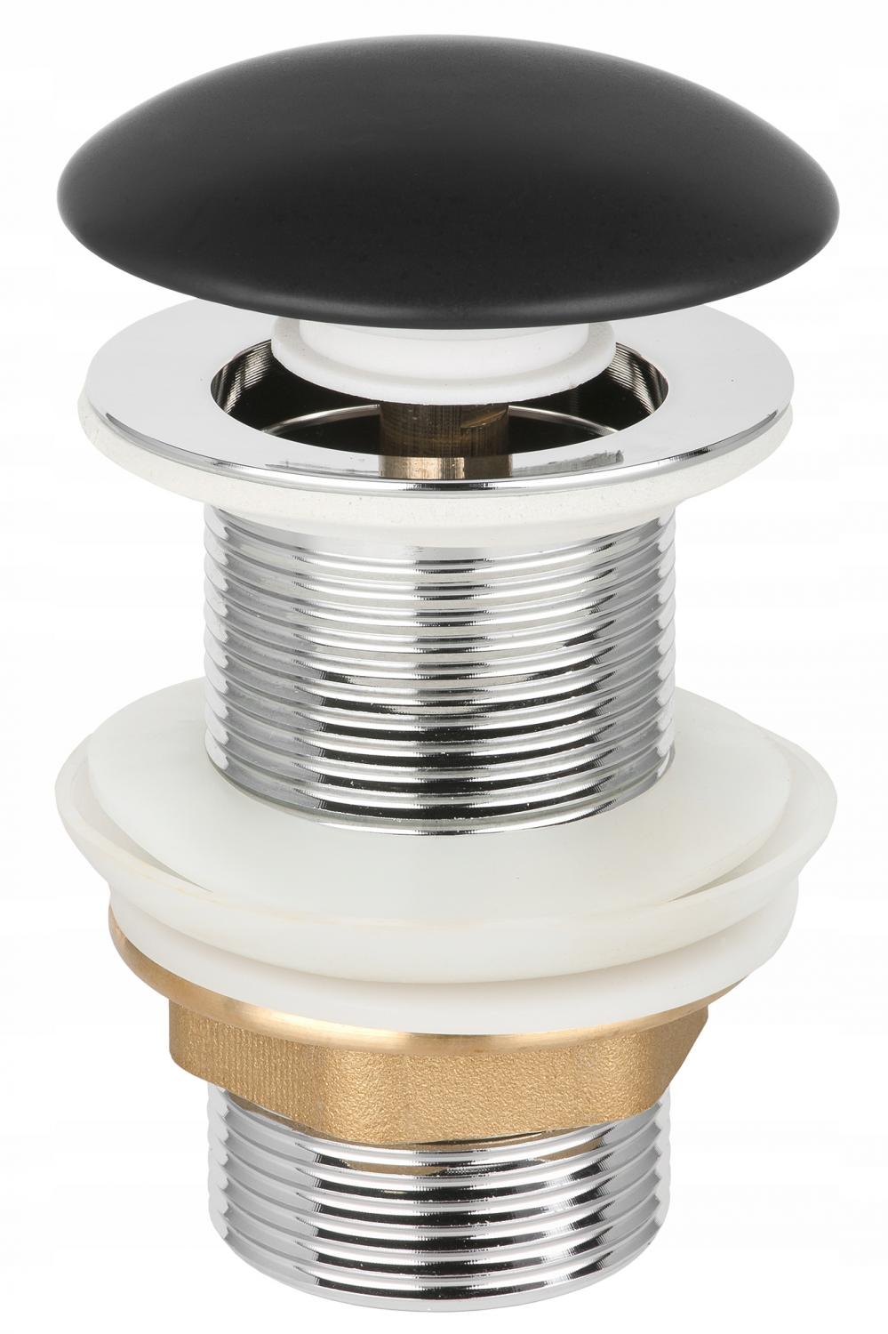 INVENA KOREK CLICK-CLACK, BEZ PRZELEWU, DUŻY GRZYBEK CZARNY PÓŁMAT