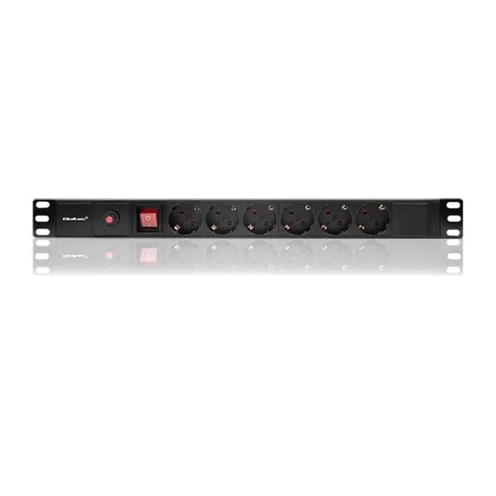 Listwa zasilająca antyprzepięciowa CB do szafy RACK 19 1U 16A PDU 6xFRENCH