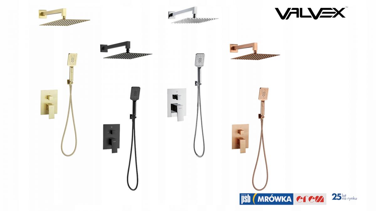 VALVEX Zestaw natryskowy podtynkowy ARS BLACK