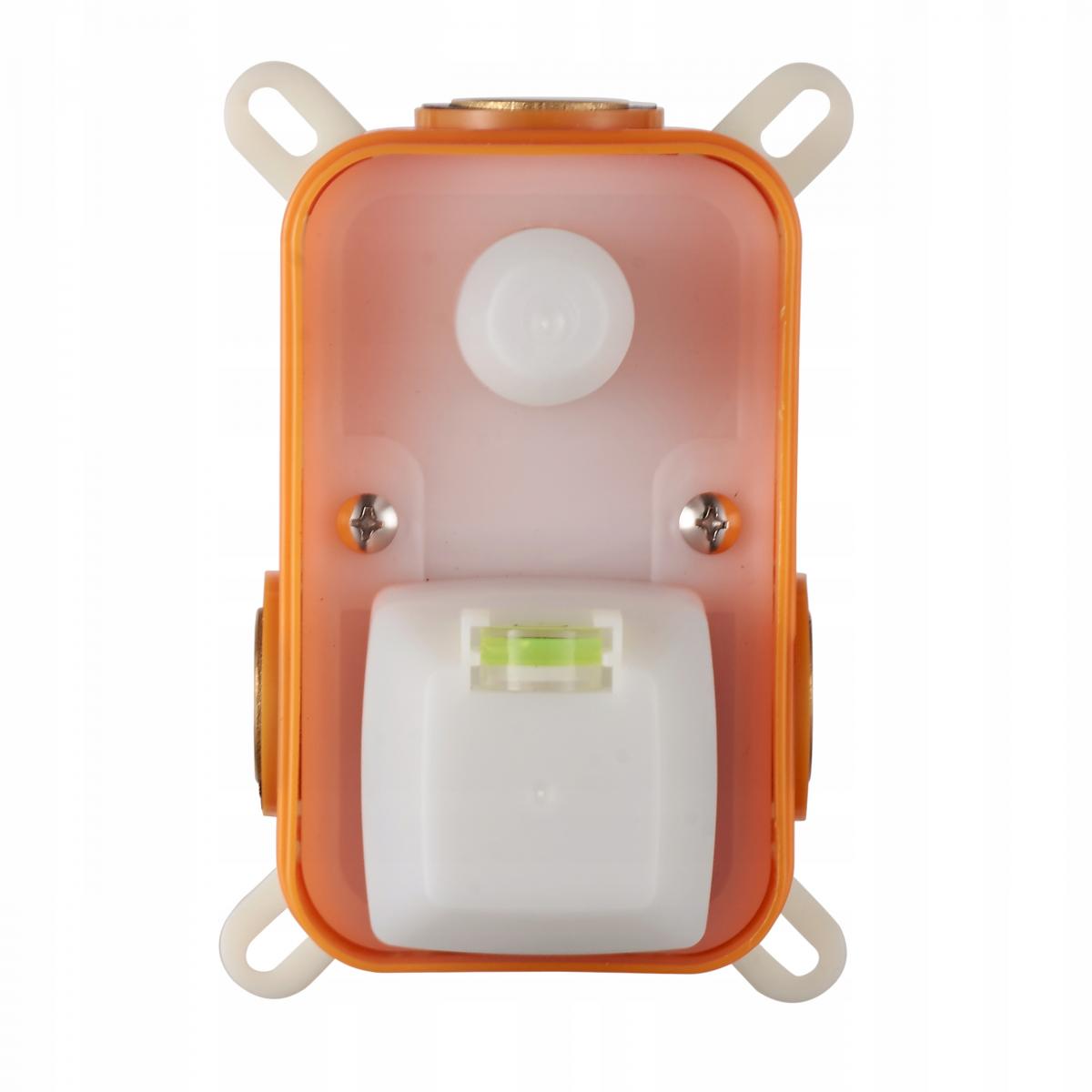 INVENA ZESTAW PODTYNKOWY Z BATERIĄ PODTYNKOWĄ 2F PAROS INVENA TREND, CHROM