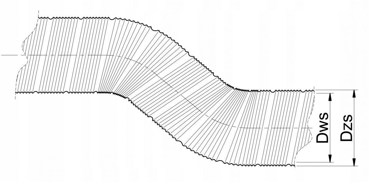 PRODMAX Rura Stalflex fi 125mm