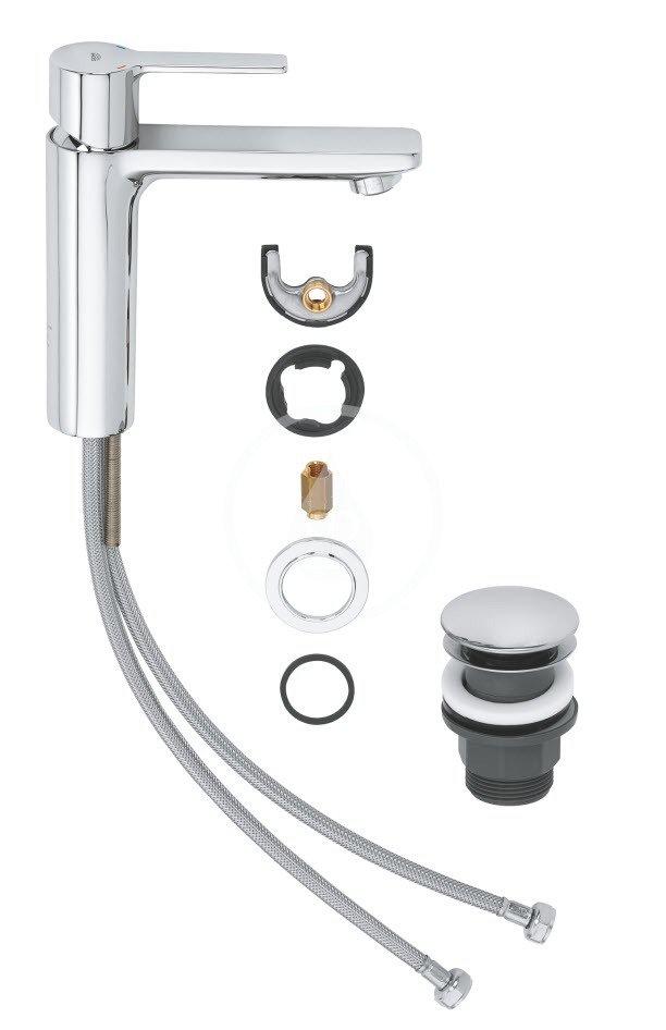 Bateria umywalkowa stojąca GROHE Lineare 1-uchw 1-otw. mosiężna DN 15 chrom