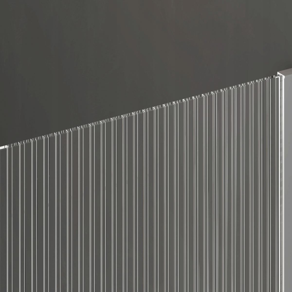 INVENA KABINA WALK-IN II 110X200CM RYFLOWANA 8MM SHINY-GLASS CHROM