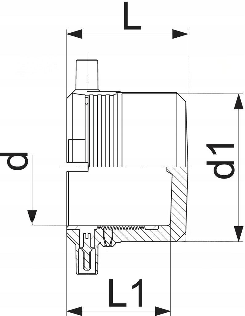 GEORG FISCHER Zaślepka elektrooporowa DN63 PE100, SDR11, PN10 gaz/PN16 woda