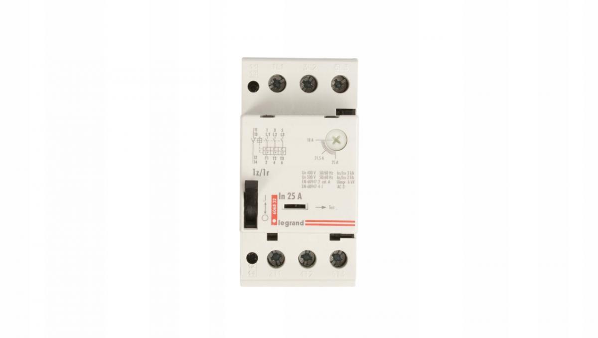 LEGRAND Wyłącznik silnikowy M250 1Z/1R (18A - 25A)