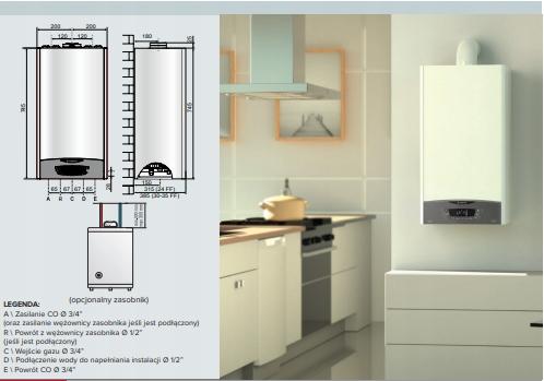 Kocioł gazowy kondensacyjny 24 kW ARISTON CLAS ONE SYSTEM 24