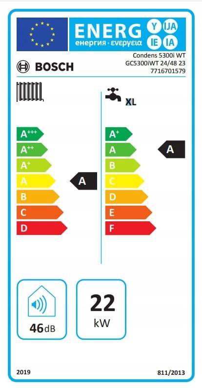 BOSCH Kocioł gazowy kondensacyjny Condens GC5300iWT 24/48 dwufunkcyjny