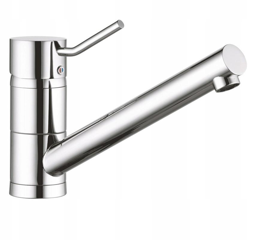 Bateria kuchenna stojąca KLUDI VITALLE VISE 1-otw. mosiężna chrom