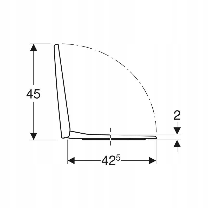 GEBERIT Deska sedesowa SELNOVA COMPACT antybakteryjna 502.898.00.1 48h