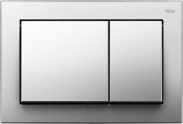 Przycisk spłukujący TECE base podwójny do WC z tworz sztucz chrom matowy