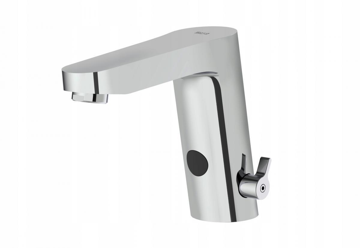 ROCA Bateria umywalkowa stojąca elektroniczna ROCA L30-E 1-otworowa chrom