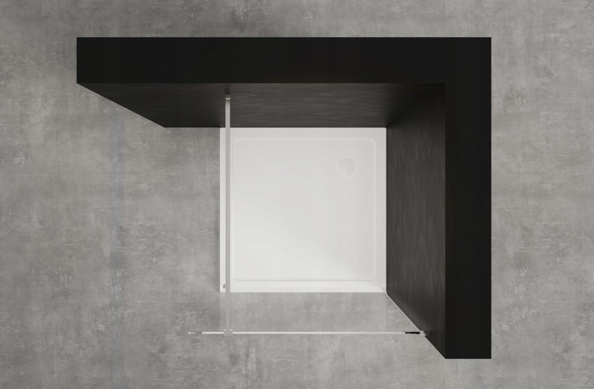 INVENA KABINA WALK-IN II 80X200CM TRANSP 8MM SHINY-GLASS CHROM