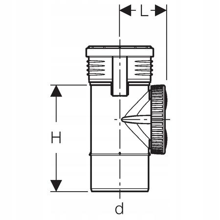 GEBERIT Czyszczak Geberit Silent-PP GTRE 90G d90