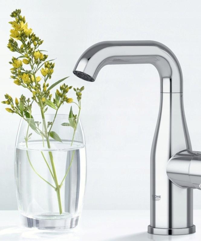 Bateria umywalkowa stojąca GROHE Essence 1otw mosiężna chrom z obrotową wyl