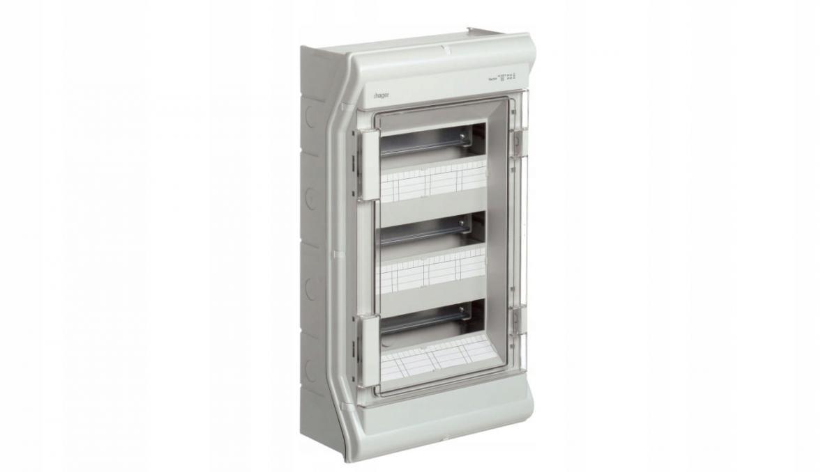 HAGER Rozdzielnica natynkowaVectorII IP65 36 modułowa