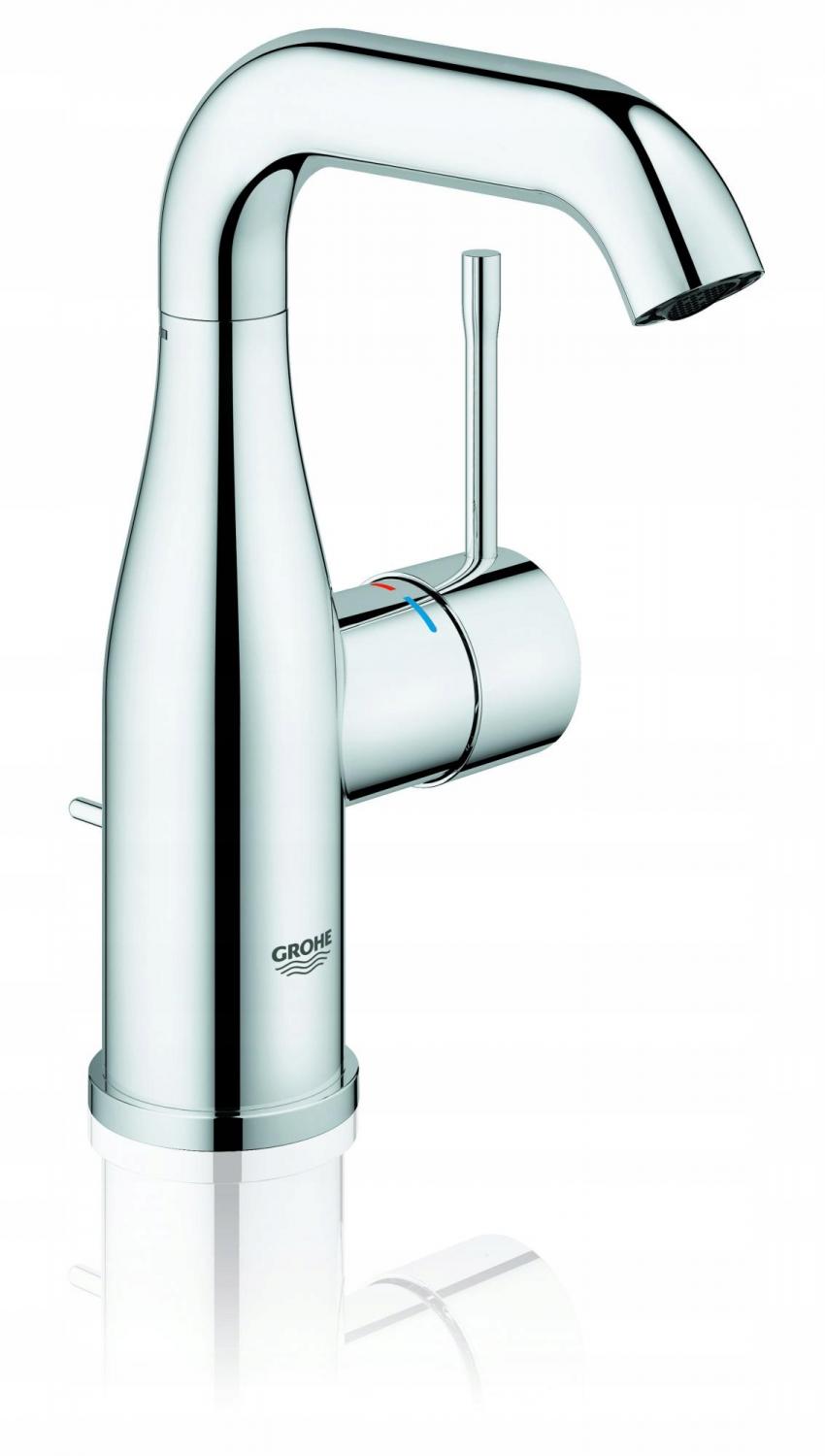 Bateria umywalkowa stojąca GROHE Essence 1otw mosiężna chrom z obrotową wyl