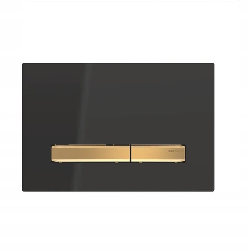 Przycisk uruchamiający GEBERIT Sigma50 przedni czarny/mosiężny