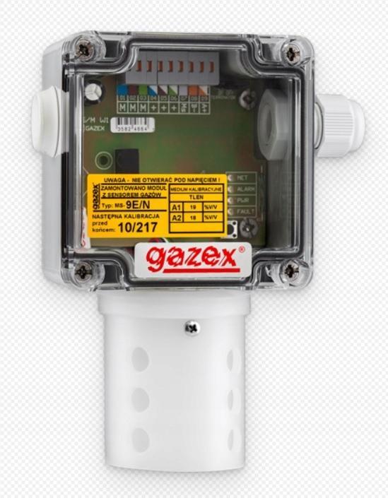 GAZEX Dwuprogowy detektor gazów DG-12/N metan, 10/30% DGW, sensor p-p
