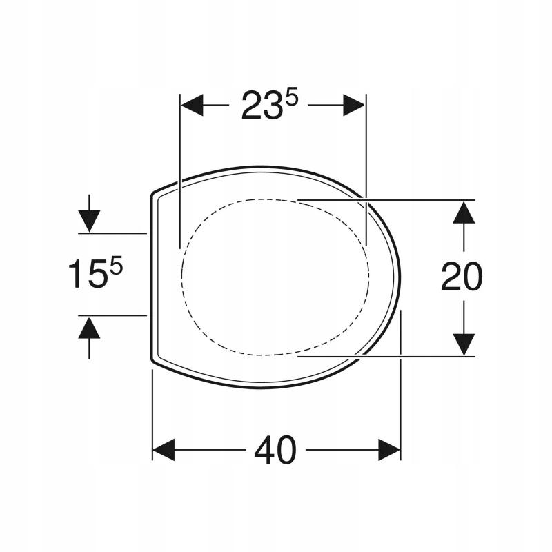 GEBERIT Deska sedesowa BAMBINI dla dzieci biała 573334000 48h