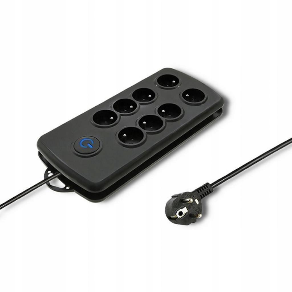 QOLTEC Listwa antyprzepięciowa Quick Switch 8 gniazd 2.5m