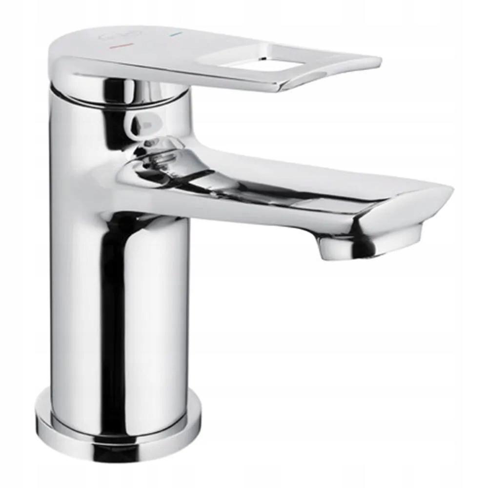 Bateria umywalkow stojąca ARMATURA KRAKÓW ANGELIT 1uchw 1otw mosiężna chrom