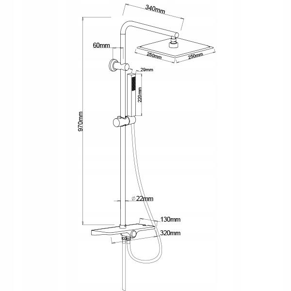 INVENA DESZCZOWNIA SVART BASIC CZARNA