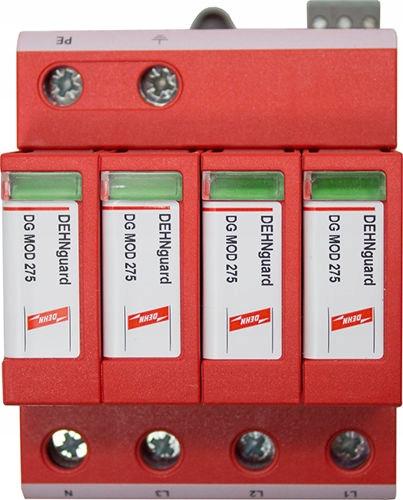 Ogranicznik przepięć DEHNguard M TNS 275 FM, 4-biegunowy do sieci 230 V AC