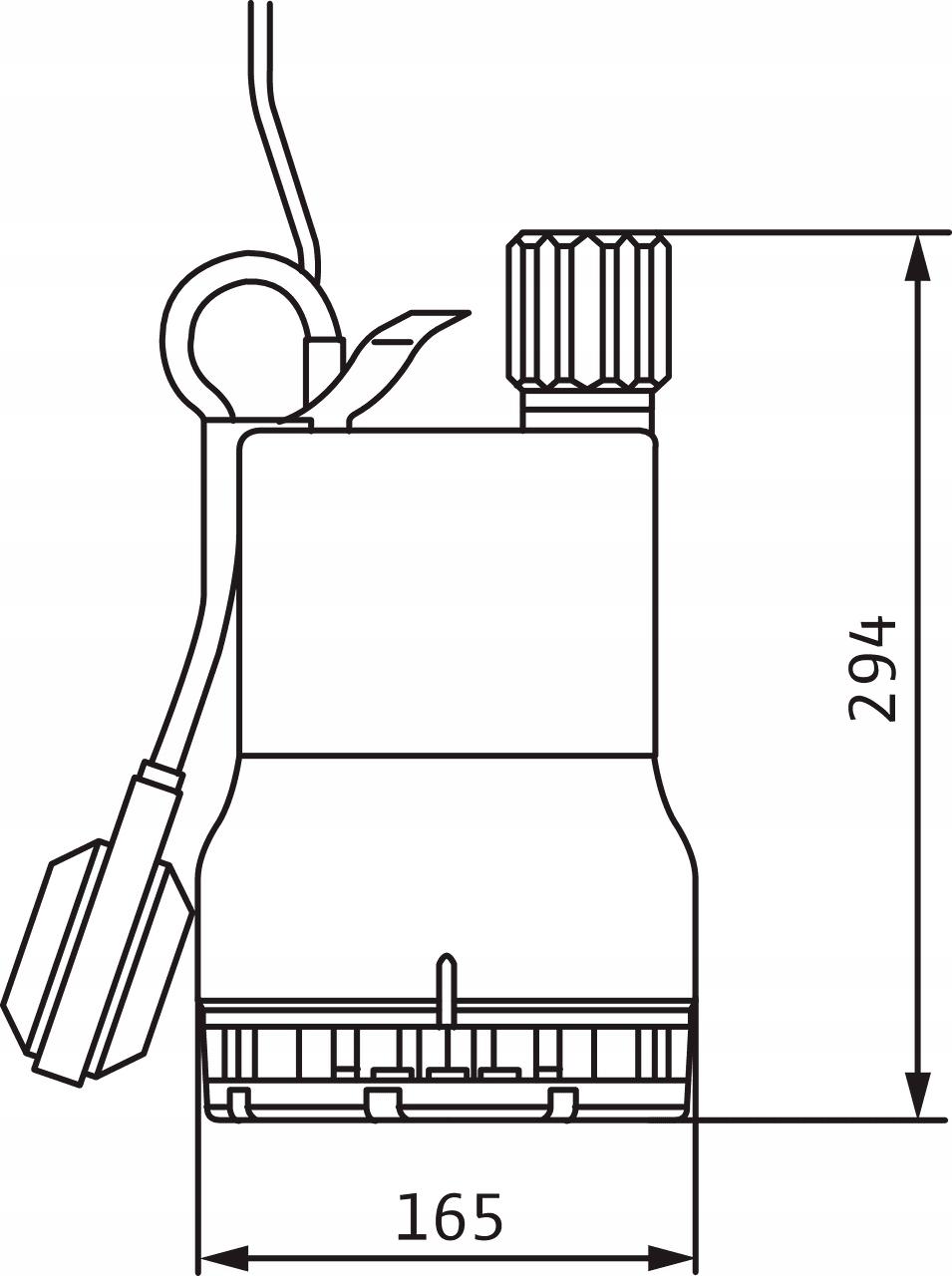 Pompa odwodnieniowa do wody brudnej Wilo-Drain TM 32/8-10M