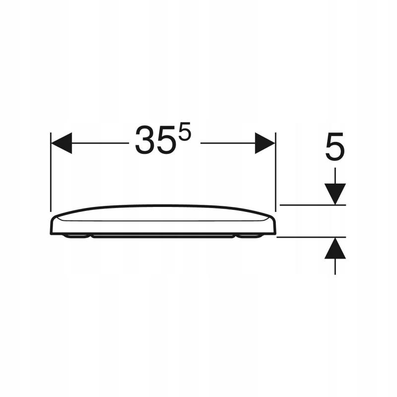 GEBERIT Deska sedesowa SELNOVA COMPACT antybakteryjna 502.898.00.1 48h