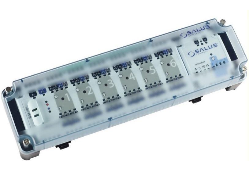 SALUS Salus przewodowa listwa sterująca KL06-M, 6 stref, 230 V