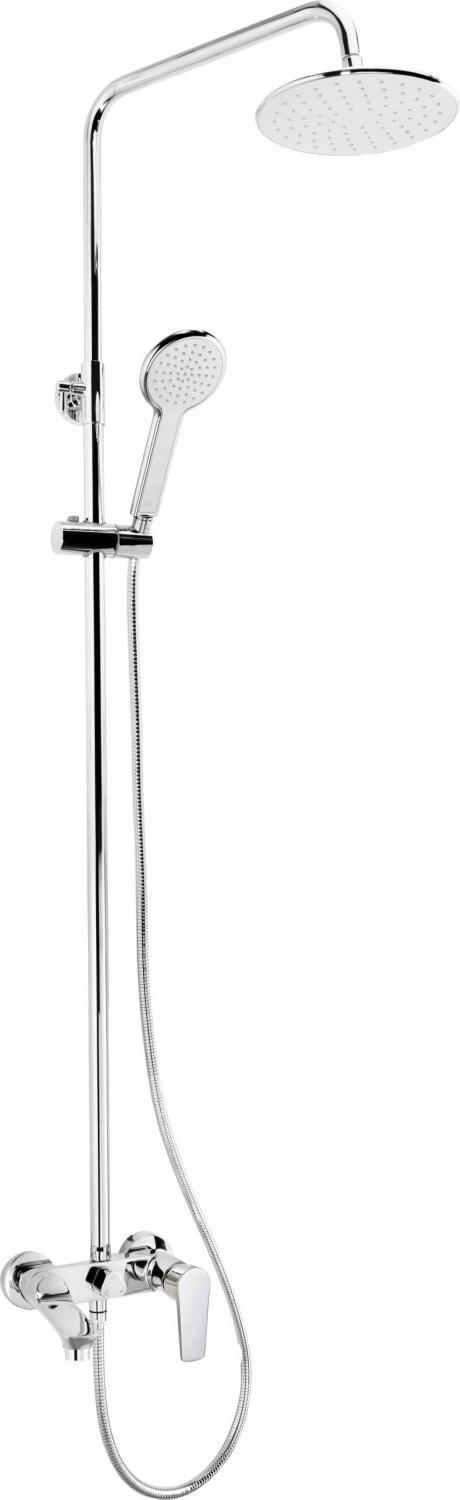 DEANTE Deszczownica z baterią wannową Tubo, chrom