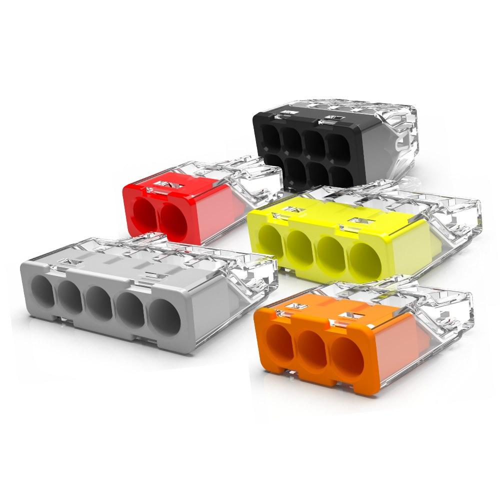 Szybkozłączka mini PC-218S do przewodu typu drut, 0,2-2,5mm2 opk=50szt