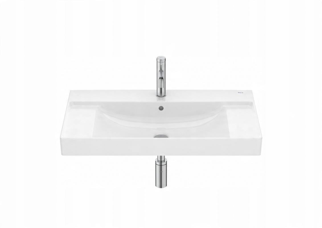 Umywalka ścienna ONA 80x46cm, z/otw., z/przel. Biały ROCA