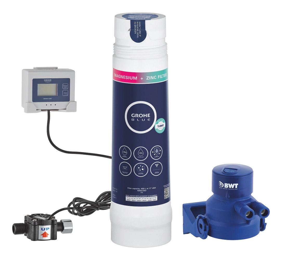 Zestaw startowy z filtrem Magnez+Cynk, wydajność 400 l Grohe Blue