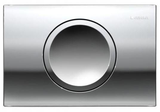 Przycisk uruchamiający GEBERIT Delta15 okrągły przedni chrom matowy