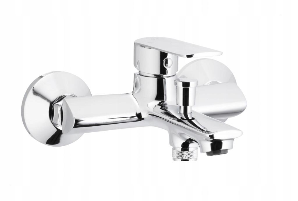 Bateria wannowa ścienna ARMATURA KRAKÓW AMAZONIT 2-otw mosiężna chrom