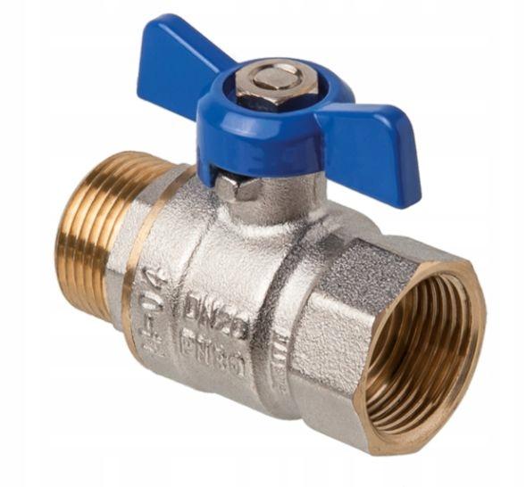 INVENA ZAWÓR KULOWY WODNY WZ Z MOTYL. TYP CIĘŻKI PROV 1