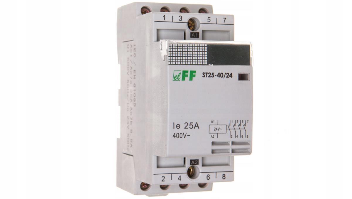 Stycznik modułowy ST25-40/24 stycznik modułowy styki 4NC I=25A nap. Cewki U