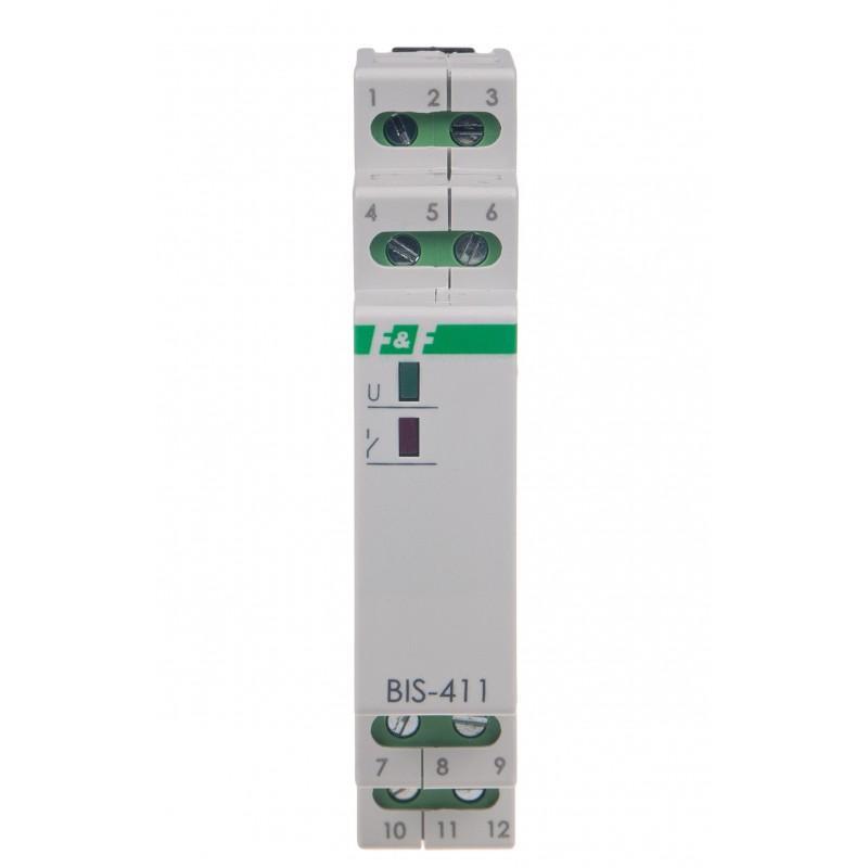 F&F Przekaźnik bistabilny 230V 2Z, montaż na szynie DIN, BIS-411-2Z