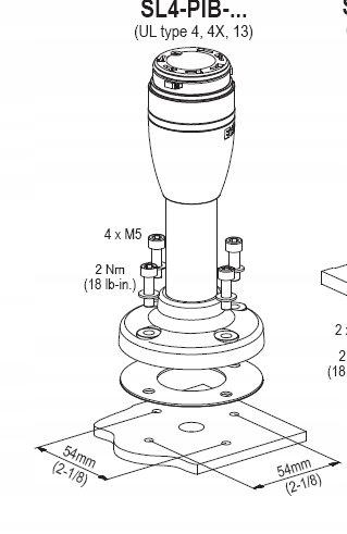 EATON Moduł SL4-PIB-100 podstawa 100mm do SL4 - zaciski sprężynowe