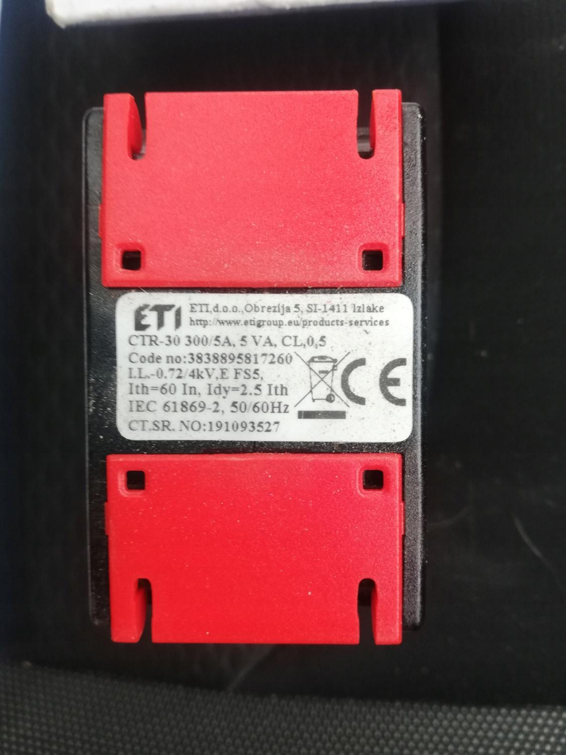 ETI Przekładnik prądowy CTR-30 300/5 CL.0,5