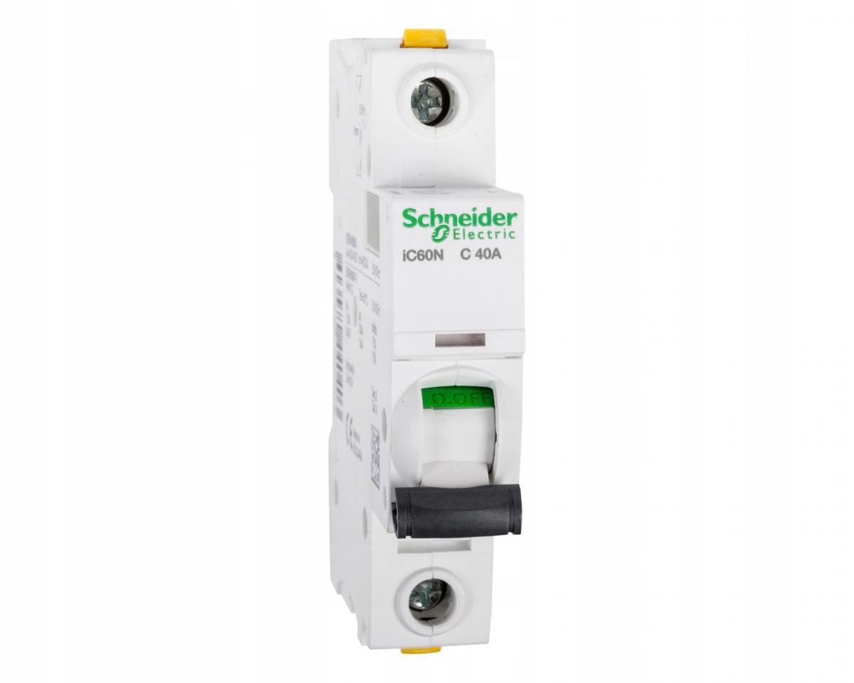 SCHNEIDER ELECTRIC Wyłącznik nadprądowy iC60N-C40-1 C 40A 1-biegunowy