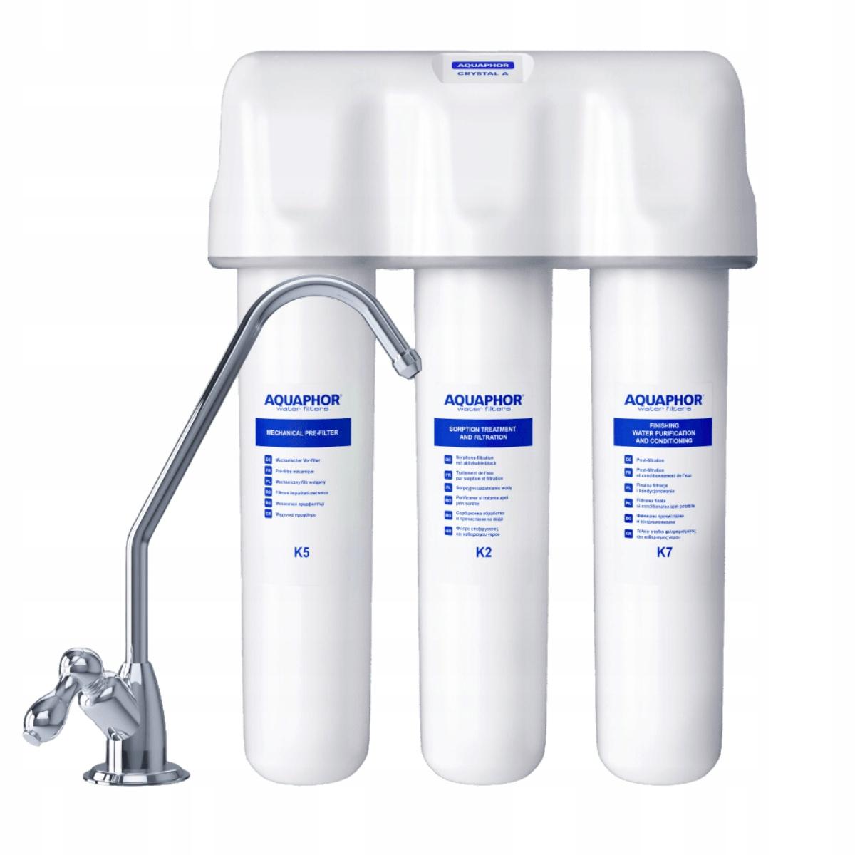 AQUAPHOR Filtr Kryształ A filtrujący wodę (K5, K2, K7)